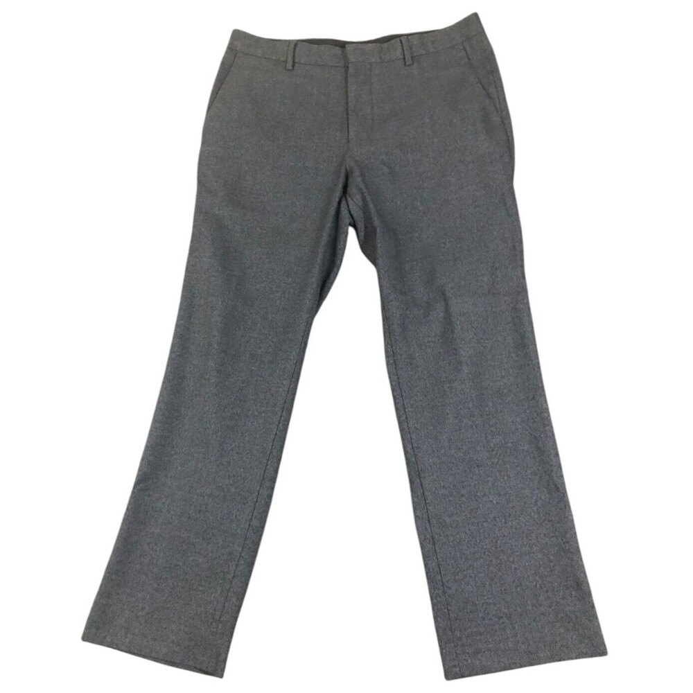 Murano Modern Ultimate Comfort Dress Pants Mens Gray 34x30